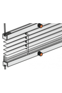 TwinLine Jalousie inkl. Drehgriff