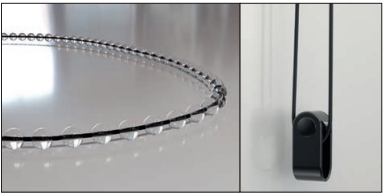Bedienkette mit Sicherheitsspannvorrichtung