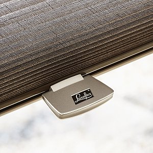luxaflex metallgriff silber