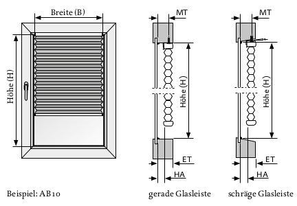 Aufmass Literise Duette/Plissee Aufmass Literise Duette/Plissee