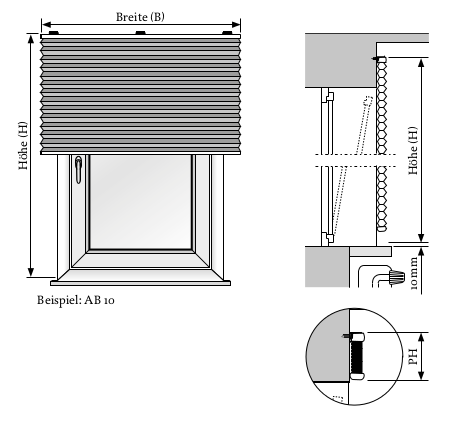 Aufmass Literise Duette/Plissee Aufmass Literise Duette/Plissee