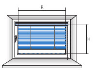 Inline Jalousie Aufmass